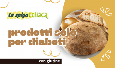 prodotti solo per diabetici con glutine