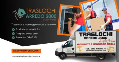 ditta traslochi specializzata in smontaggio e rimontaggio mobili