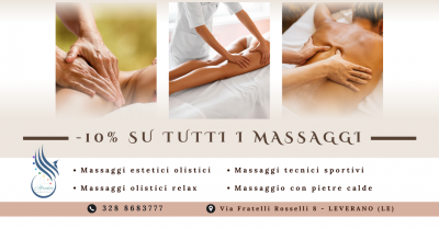 offerta massaggi olistici a leverano