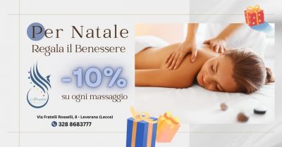 offerta massaggio in regalo per natale a leverano