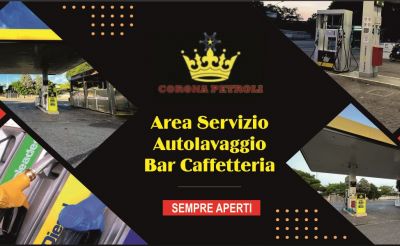 stazione di servizio con bar caffetteria