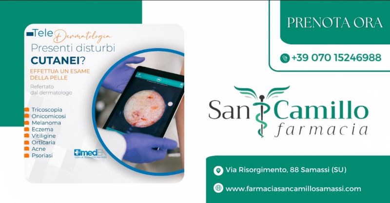 Check-up dermatologico in Farmacia a Samassi