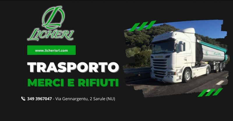 Trasporto merci e rifiuti conto terzi