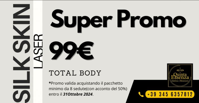 Pacchetto sedute laser total body Orosei