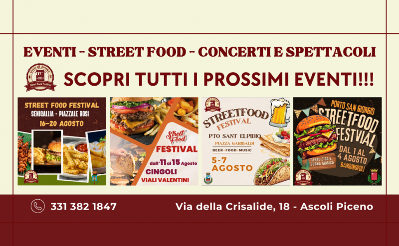 organizzazione street food festival