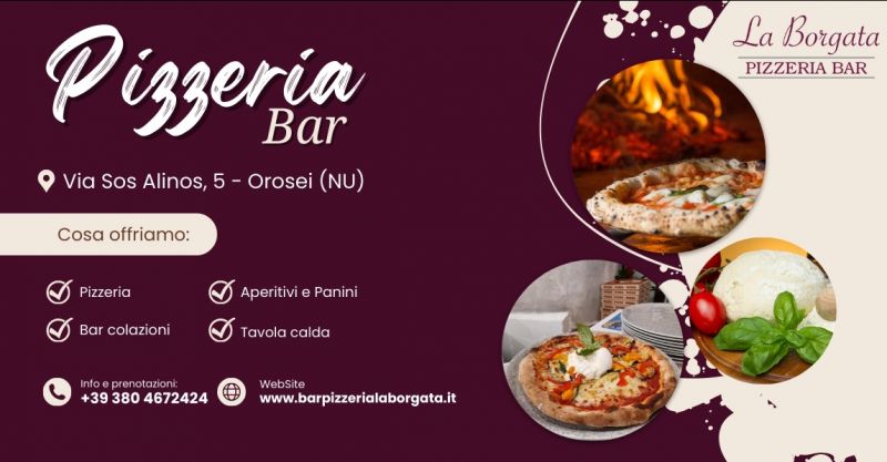 Pizzeria con forno a legna a Orosei