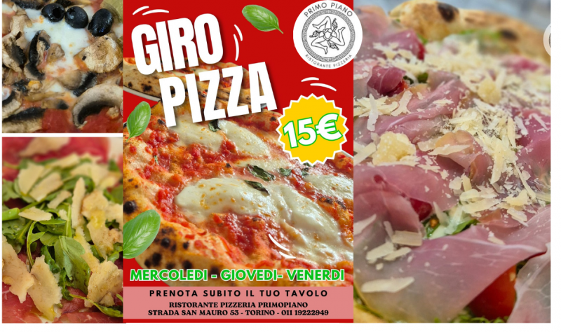 Prezzo giro pizza