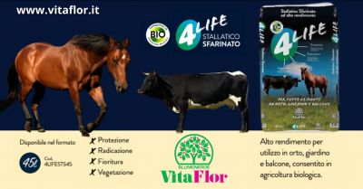 stallatico sfarinato concime organico biologico utilizzo