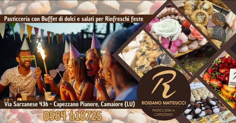 pasticceria buffet dolci e salati rinfreschi feste compleanno