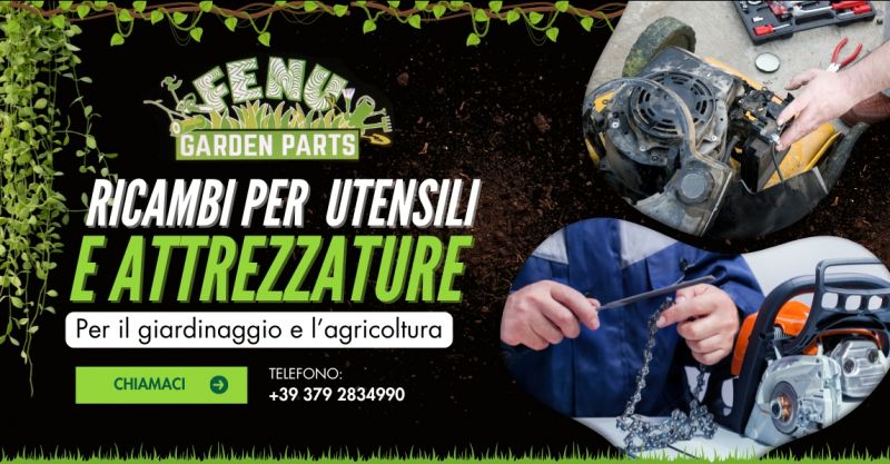 Ricambi utensili da giardino a Siniscola