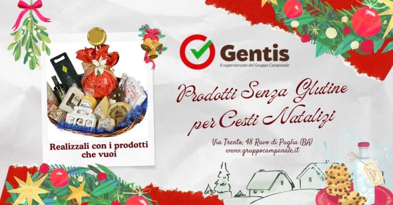 prodotti senza glutine per cesti natalizi a Ruvo di Puglia