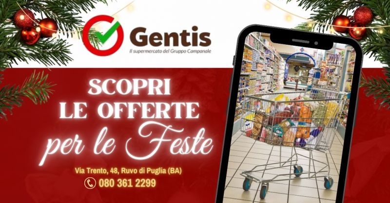 volantino di natale con offerte a ruvo di puglia