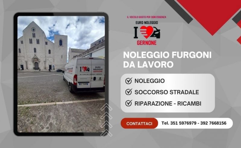 noleggio furgoni da lavoro