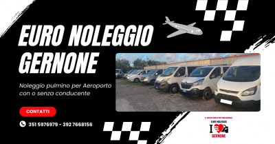 noleggio pulmino per aeroporto con o senza conducente