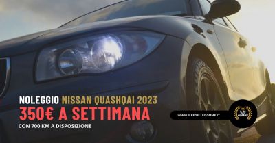 offerta noleggio settimanale nissan qashqai