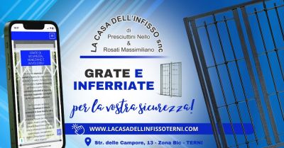 vendita ed installazione grate inferriate di sicurezza