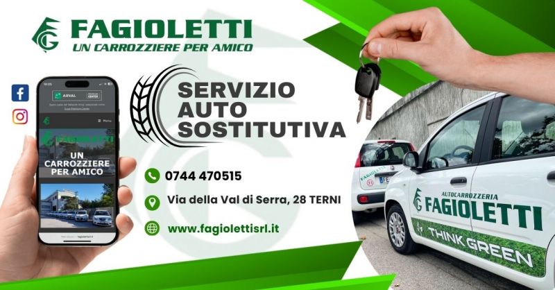 Carrozzeria con auto sostitutiva