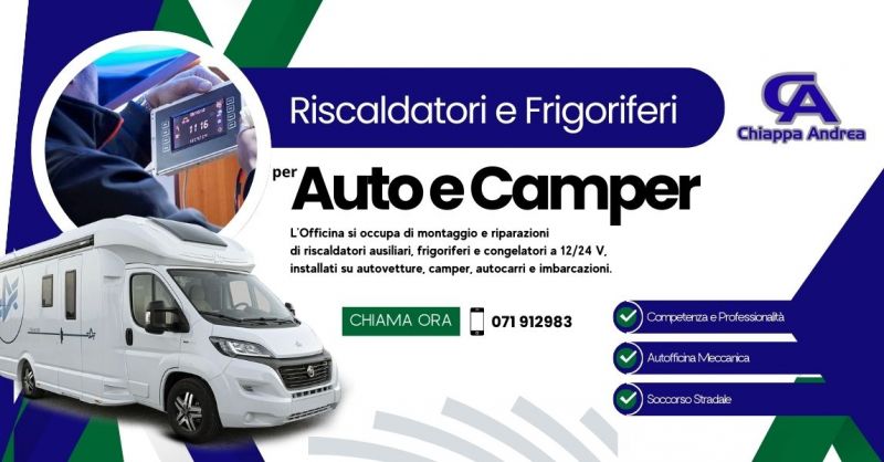 riparazione riscaldatori ausiliari camper falconara marittima