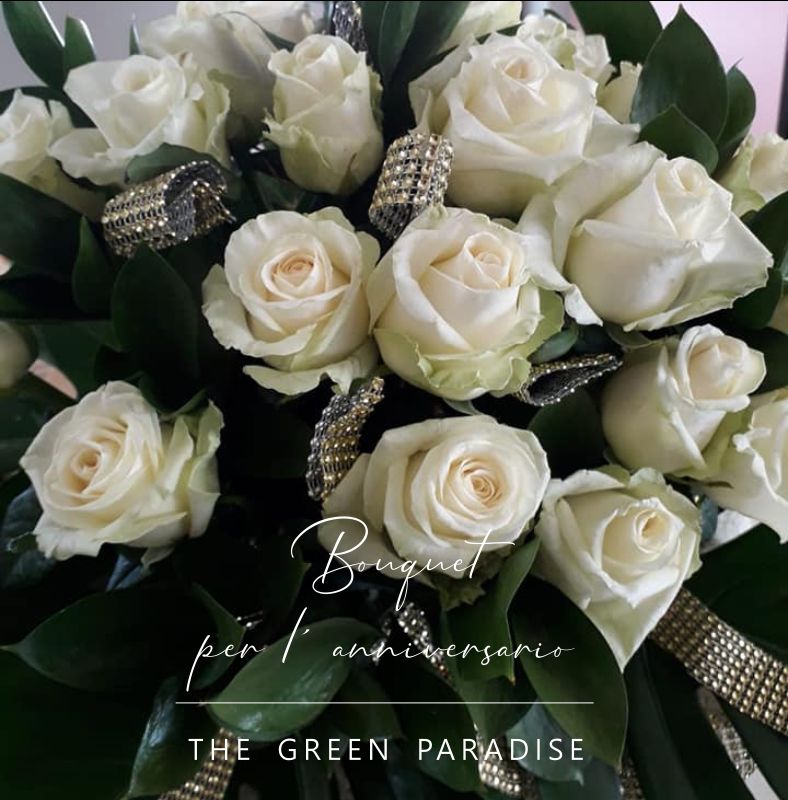 The Green Paradise Offerta Bouquet Anniversari Mazzo Di Sihappy