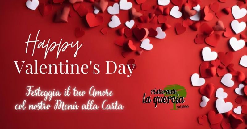 ristorante con menu alla carta per la cena di San Valentino a Fano