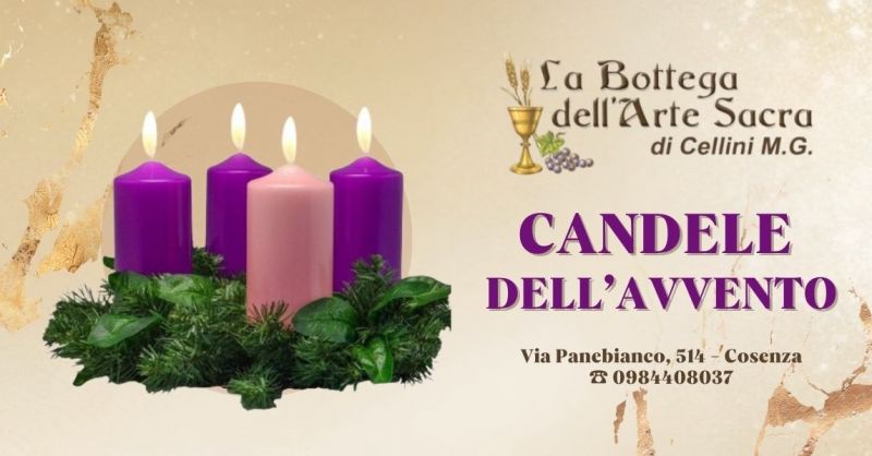 candele dell'avvento in vendita